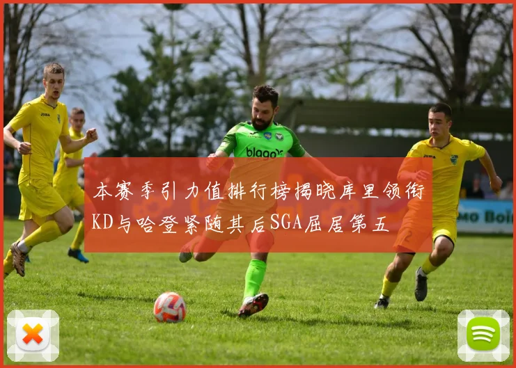 本赛季引力值排行榜揭晓库里领衔KD与哈登紧随其后SGA屈居第五
