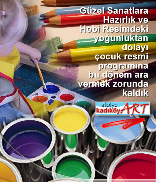 Çocuk resmi, Çocuklar için resim kursu, Atölye Kadıköy Art, Renk, Boya, Kuru Boya, Pastel Boya,